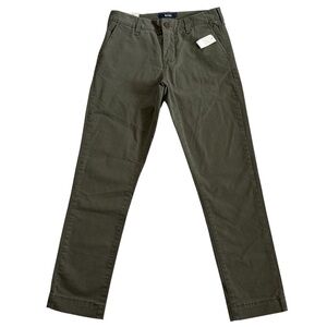 NWT AERO Slim Straight Leg Preppy Casual Pants Unisex Size 27 x 28
